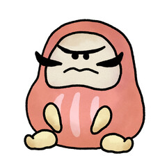 ふてくされる達磨_01