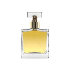 Perfume 3d rendering isolated on transparent background