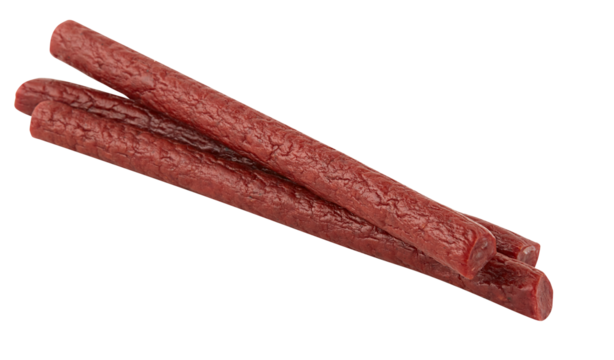 Sausage sticks cut out isolated transparent background