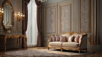 Realistic luxury background