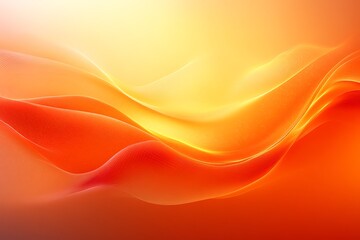  Smooth vibrant orange gradient background with a seamless abstract design and warm, glowing colors 