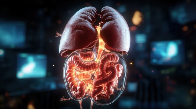 Anatomy of the Human Digestive System: Exploring the Liver and Pancreas Functions in Digestion and Metabolism
