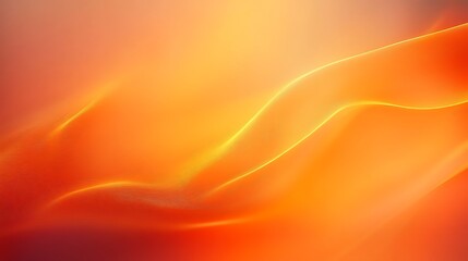 Obraz premium Smooth vibrant orange gradient background with a seamless abstract design and warm, glowing colors 
