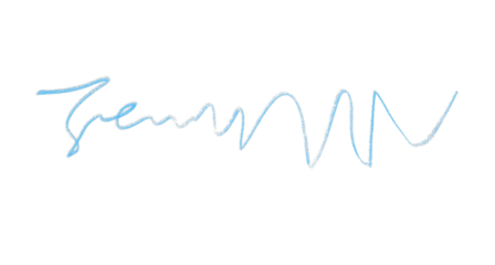 Light blue pencil lines on a transparent background.