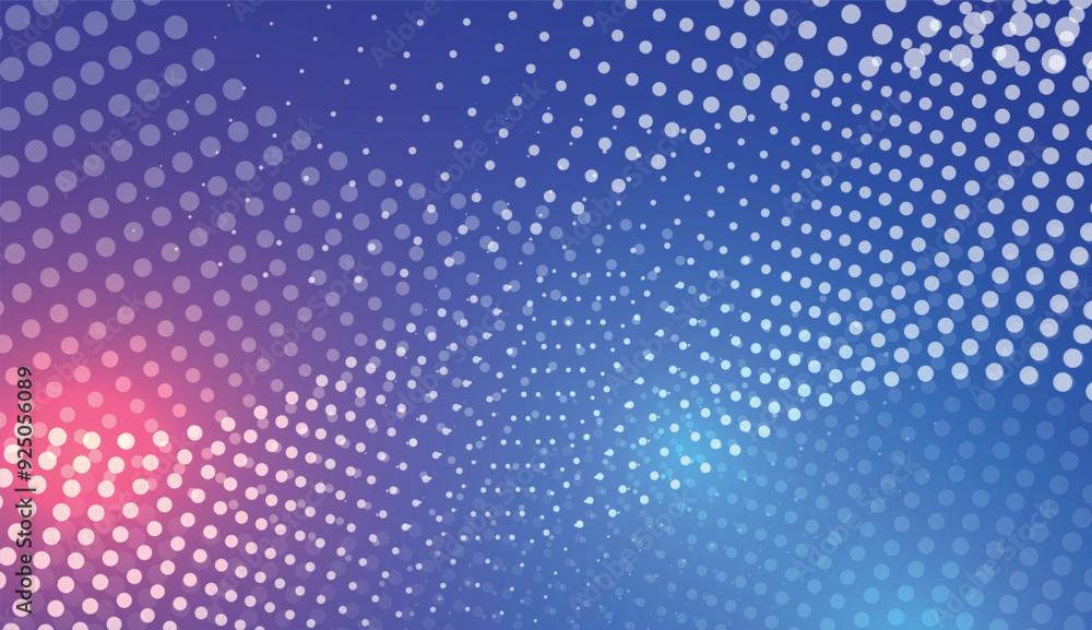 Aufkleber abstract dotted background design with gradient color. dots background vector. geometric banner back