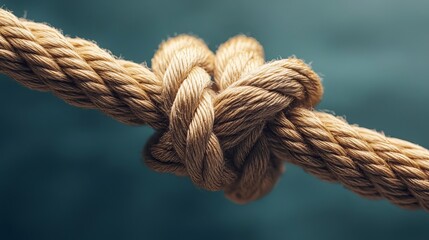 Integrated Collaboration or Collective Effort Integration and Unity with teamwork concept as a business metaphor for joining a partnership synergy and cohesion as diverse ropes connected together 