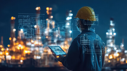 AI-powered predictive maintenance systems in an oil extraction facility