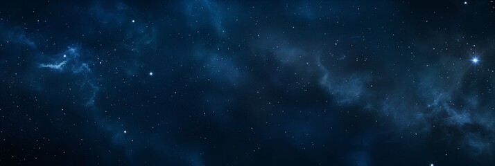 Obraz premium A mesmerizing view of deep space filled with numerous stars and cosmic clouds, evoking feelings of exploration and vastness.