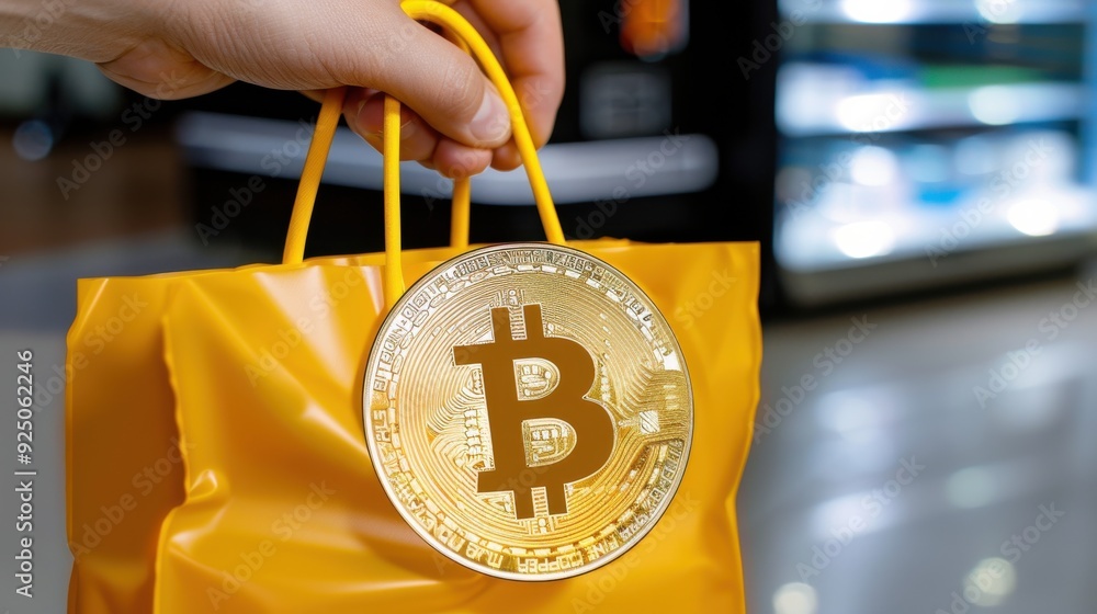 Poster crypto commerce: using bitcoin for seamless transactions