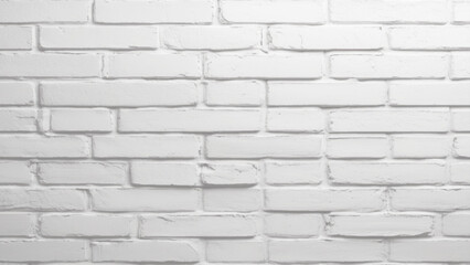 Obraz premium Abstract white brick wall texture for pattern background. White brick wall may used as background. Modern white brick wall texture for background. Brick wall as background, banner design