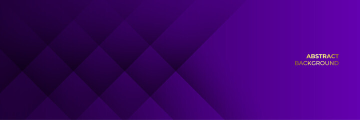 Abstract Dark Purple Banner Background