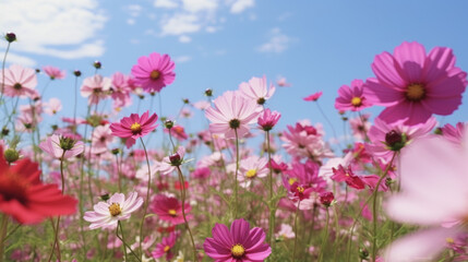 Fototapeta premium Cosmos October Birth Month Flower