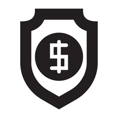 Fototapeta premium Money Protection Solid Black