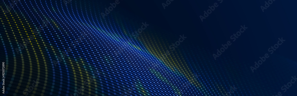 Aufkleber polygonal background with dots and lines. network connection structure. science and technology. 3d