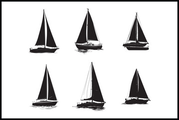 Premium Boat Silhouette Collection