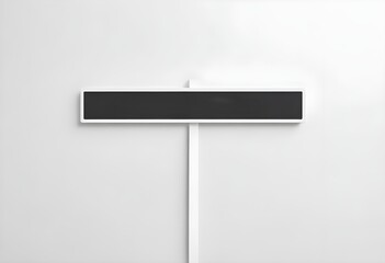 Obraz premium blank street sign