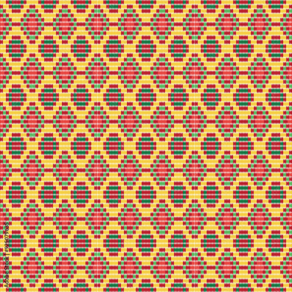 Poster vintage geometric vector pattern with textured circles for seamless paper design