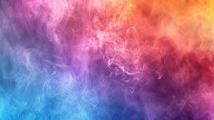 Fototapeta premium Abstract colorful background with blurred smoke rainbow color gradient soft light blurred and blurry effects beautiful and dream
