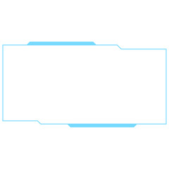 Obraz premium Modern Futuristic Hud Frame