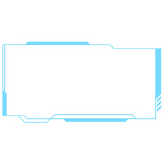 Obraz premium Modern Futuristic Hud Frame