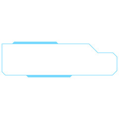 Obraz premium Modern Futuristic Hud Frame