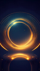 Naklejka premium glowing ring portal grainy texture gradient, smartphone background wallpaper 9:16 ratio
