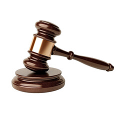 3d judge gavel high quality asset