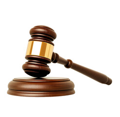 3d judge gavel high quality asset