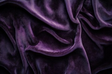 Obraz premium Textured fabric background with rich, plush surface in deep purple tones suitable for design applications