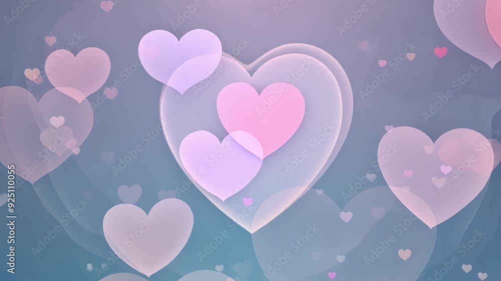 Poster the transparent background gives the illusion that these hearts are floating in midair adding an enc