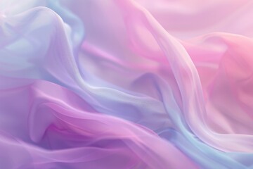 Obraz premium A gentle and harmonious interplay of pastel tones in an abstract and soothing composition. 