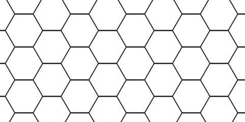 Abstract square digital grid pattern background with hexagons. modern hexagon polygonal technology vector. seamless bright white abstract honeycomb science digital texture background.