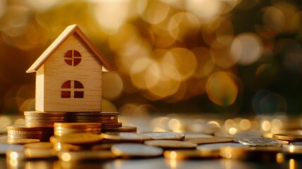 House on a Pile of Coins