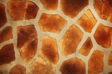 Textured background featuring a unique giraffe pattern with warm tones and natural textures