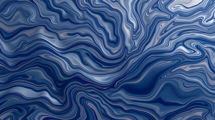 Abstract Fluid Dynamics Background with Space for Text. Generative AI