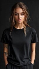 White t-shirt mockup | Mockup