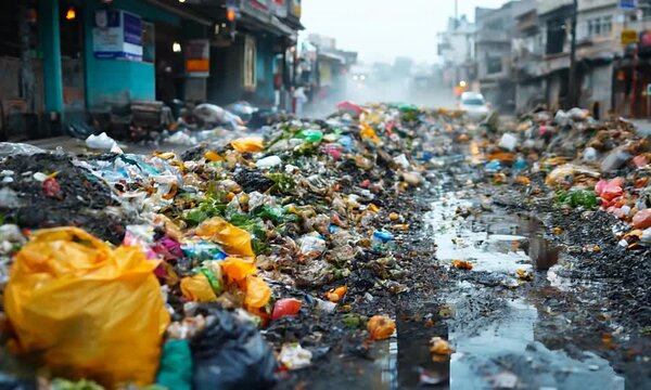 rural areas polluted by plastic waste