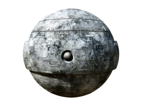 UFO, UAP inform a sphere, Unidentified Flying Object , Unidentified Aerial Phenomena, Strange objects may come from outer space or contain unexpected technology