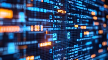 Cybersecurity Alert: Data Breach Notification on Computer Screen - Technology Security Concept