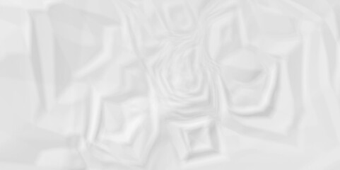 Crumple the texture of white old paper background. aged crinkled ripped recycle canvas texture.