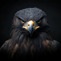 Obraz premium Close-up Photography of Eagle Face