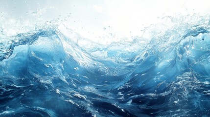 Dynamic ocean waves - generative ai