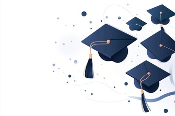 Vector background for graduation 
