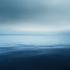 Obraz premium Serene Blue Watery Background with Gentle Ripples and Fluid Texture