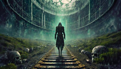 Obraz premium person in the city