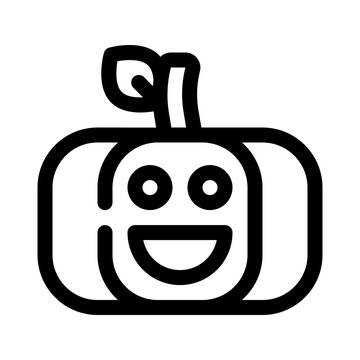 recommend clip art: pumpkin line icon