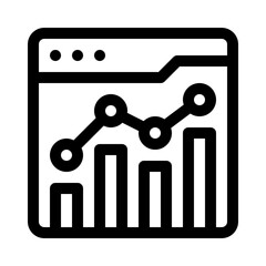 analytics line icon