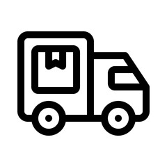 delivery line icon