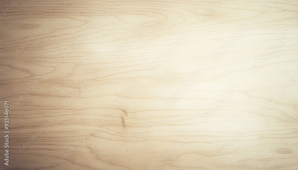 Poster Light Maple Wood Texture Background with a Smooth Matte Finish and Subtle Grain Patterns