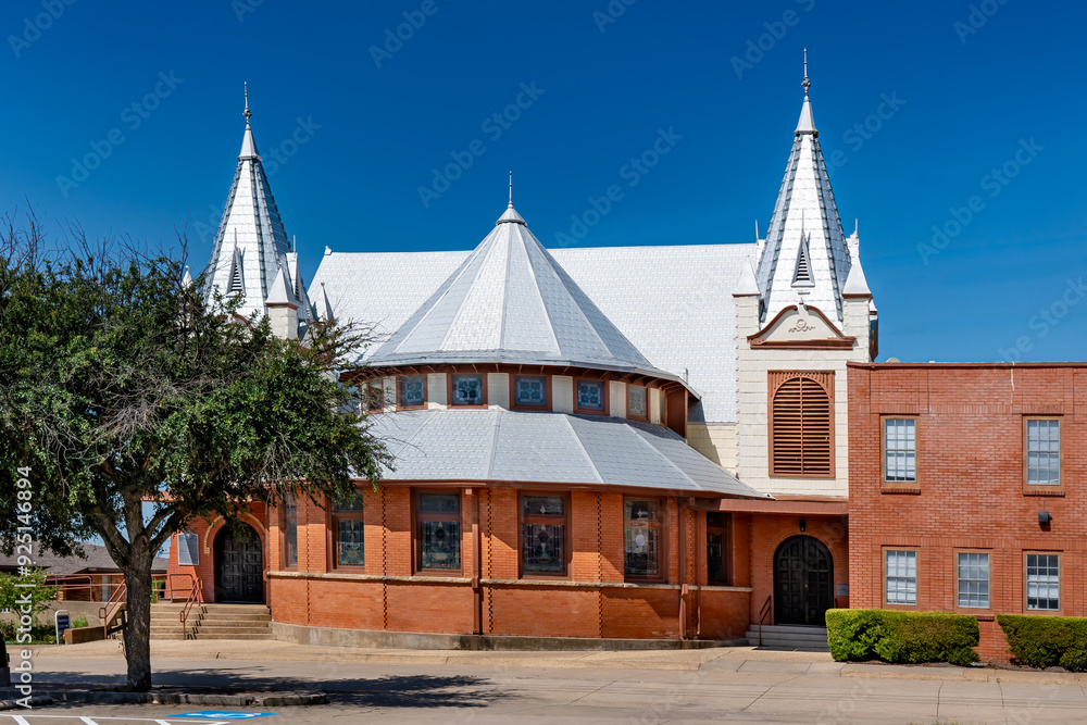 Wall mural farmersville, texas, church